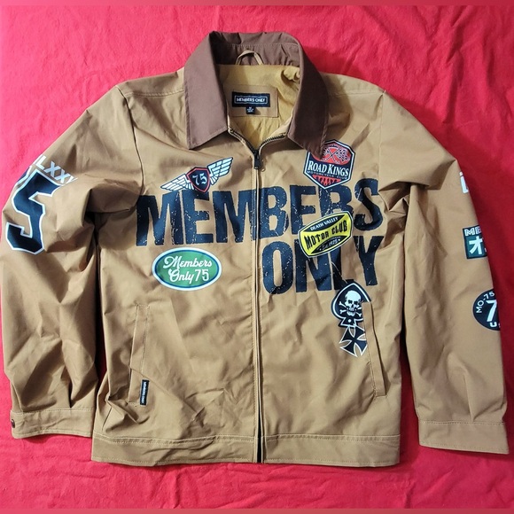 Members Only Other - Members Only “75 Youth” Racing Zip Up Jacket